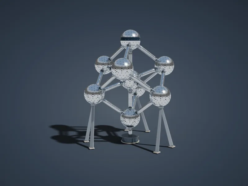 아토미움 3D 모형 렌더