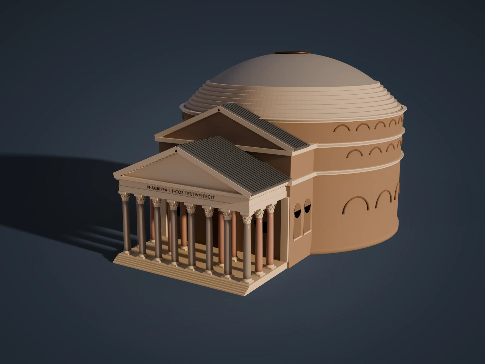 판테온 3D 모형
