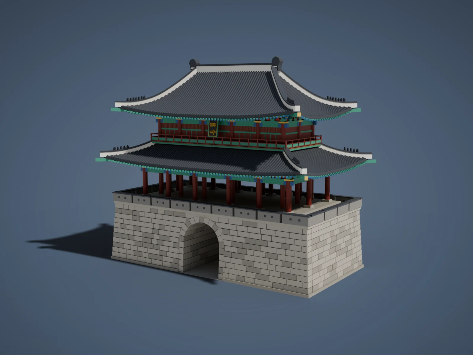 숭례문 3D 모형